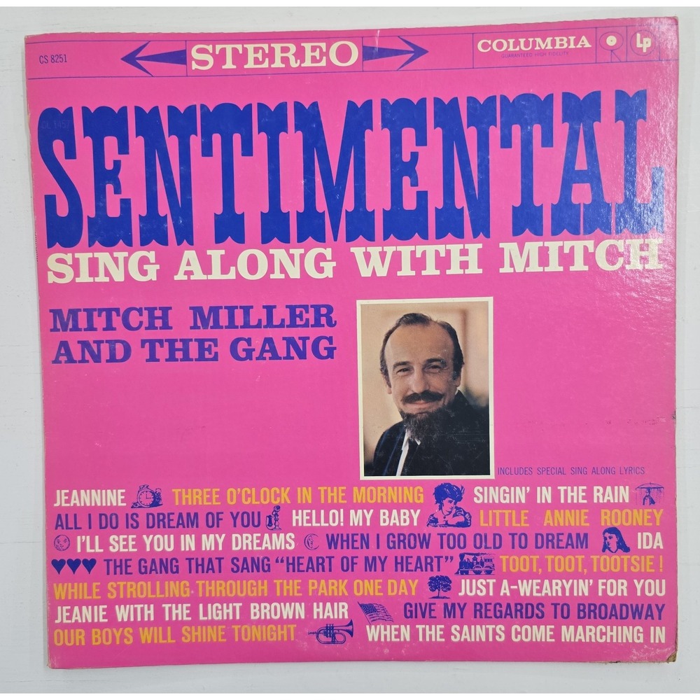 Mitch Miller & The Gang - Sentimental Sing Along With Mitch LP VG/VG Pop 1960